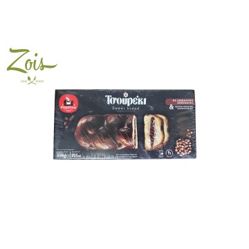 TSOUREKI PRALINE FILLED WITH CHOCOLATE RODOULA 500g