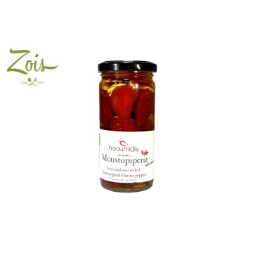 SWEET & SOUR PEPPERS STUFFED WITH CHEESE NAOUMIDIS 260g